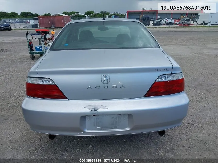 2003 Acura Tl 3.2 VIN: 19UUA56763A015019 Lot: 39871919