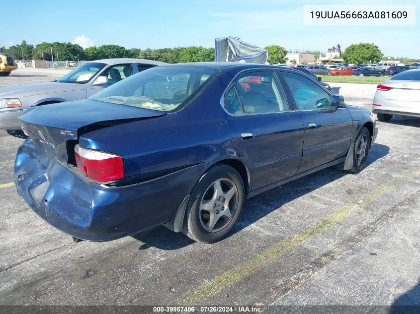 19UUA56663A081609 2003 Acura Tl 3.2