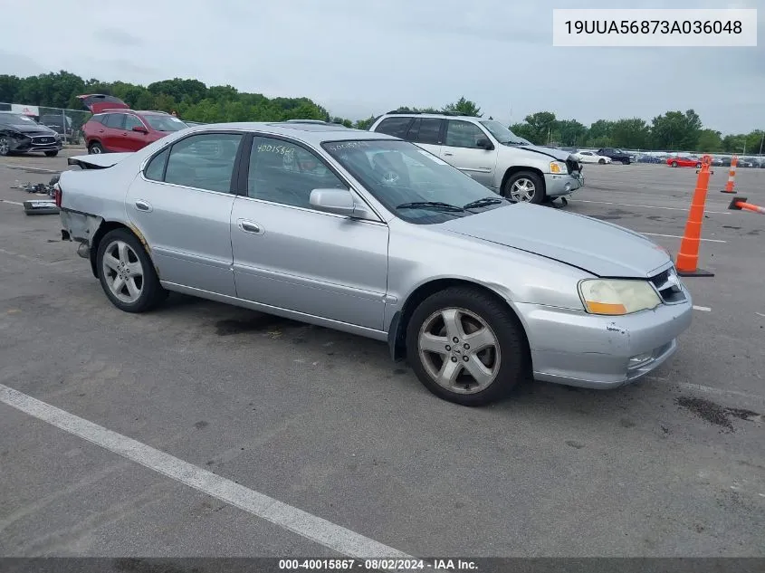 19UUA56873A036048 2003 Acura Tl 3.2 Type S