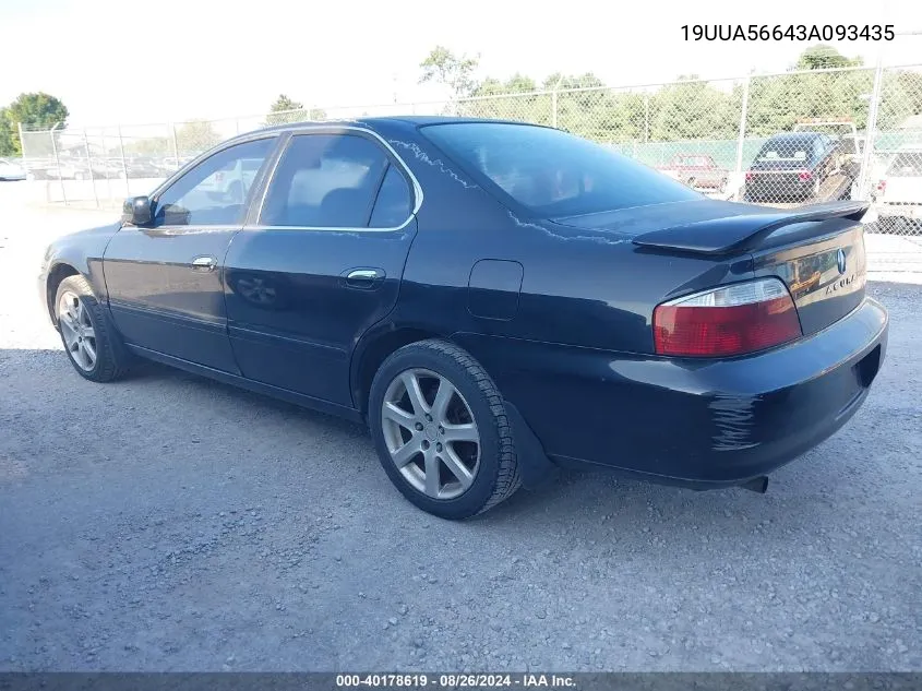 19UUA56643A093435 2003 Acura Tl 3.2