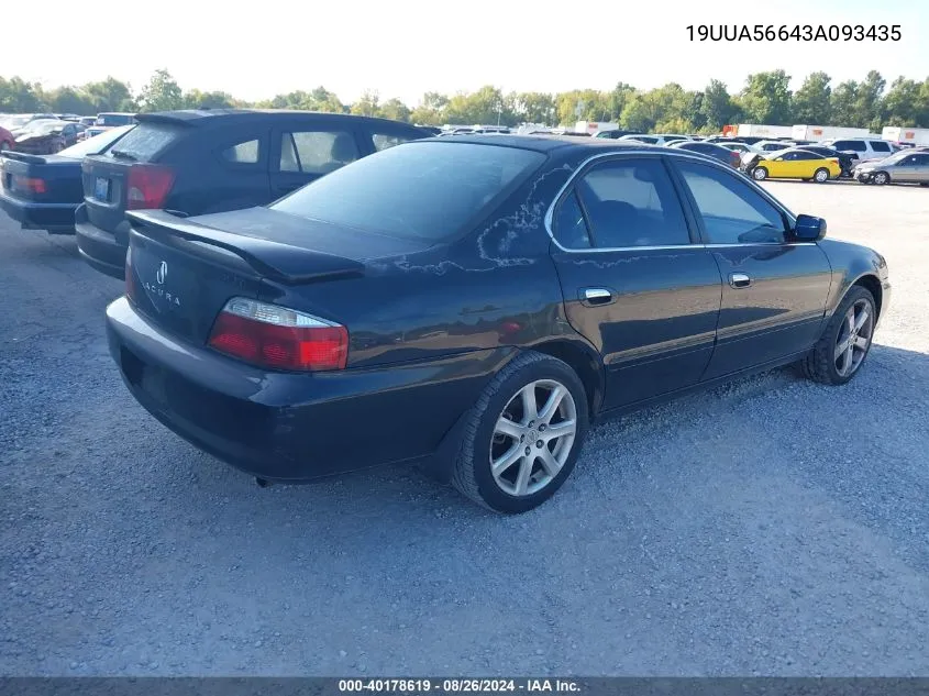 19UUA56643A093435 2003 Acura Tl 3.2