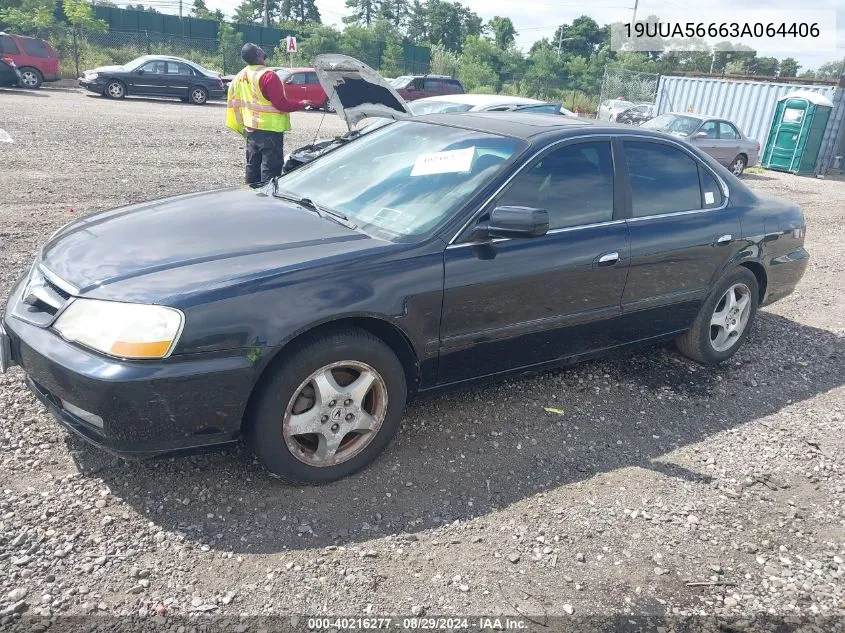 2003 Acura Tl 3.2 VIN: 19UUA56663A064406 Lot: 40216277