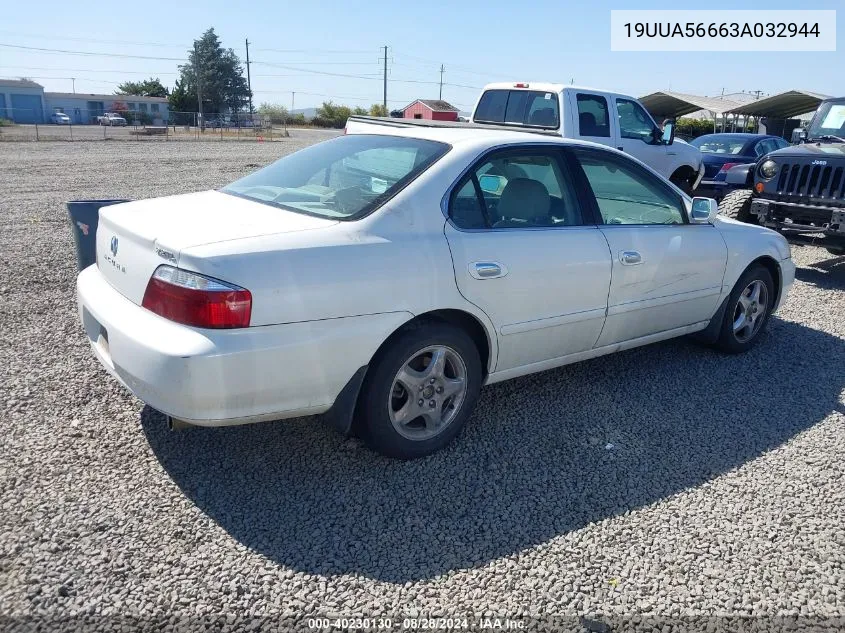 19UUA56663A032944 2003 Acura Tl 3.2