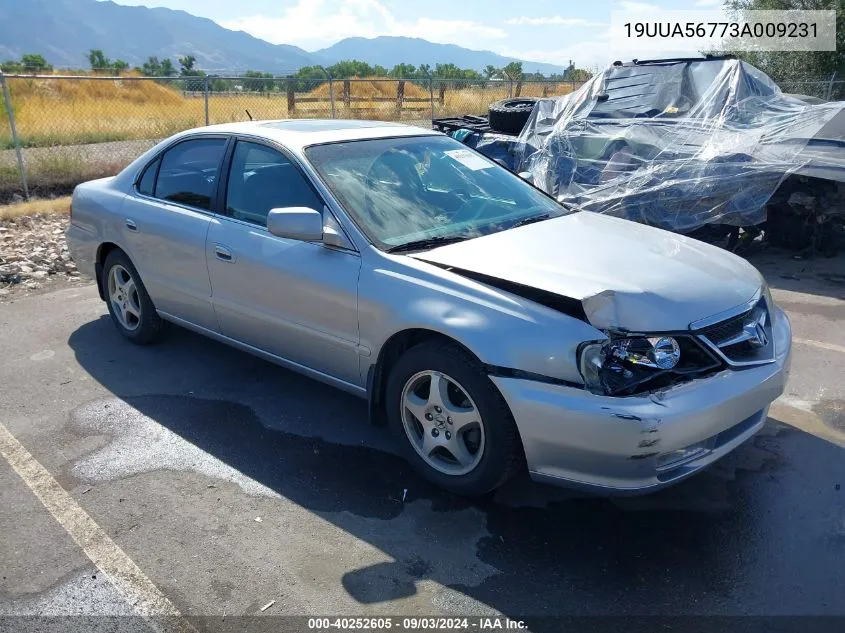 2003 Acura Tl 3.2 VIN: 19UUA56773A009231 Lot: 40252605