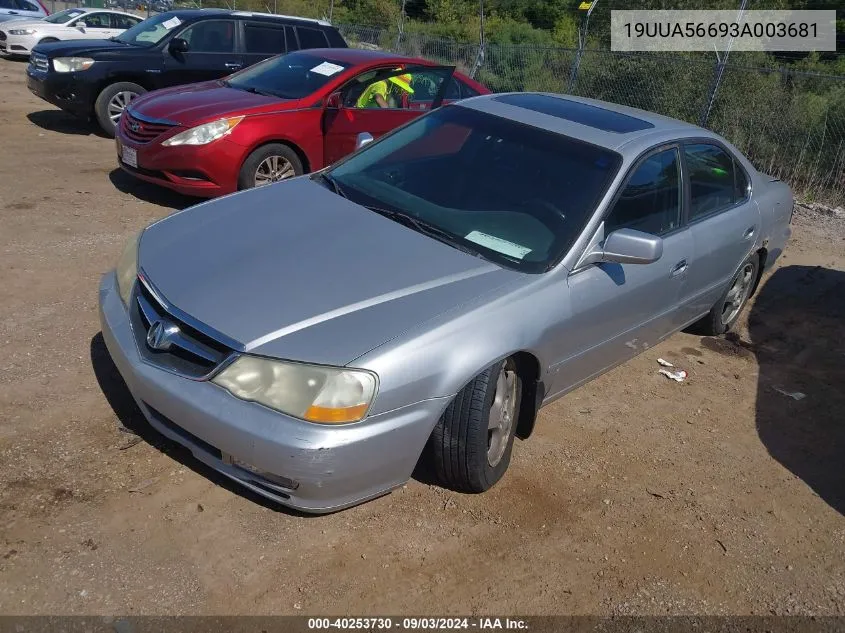 19UUA56693A003681 2003 Acura Tl 3.2