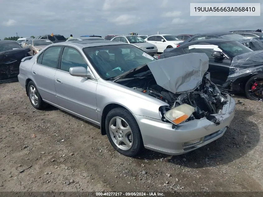 2003 Acura 3.2Tl VIN: 19UUA56663A068410 Lot: 40277217