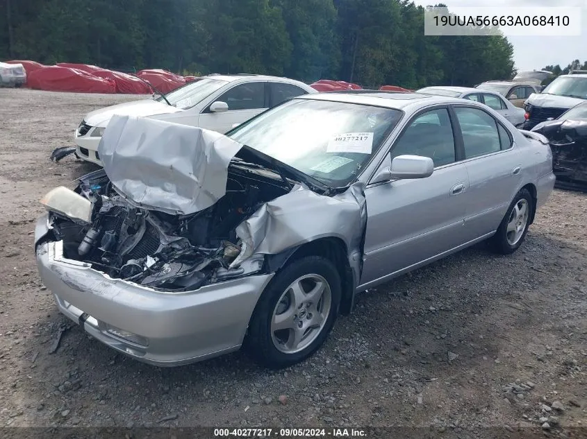 2003 Acura 3.2Tl VIN: 19UUA56663A068410 Lot: 40277217