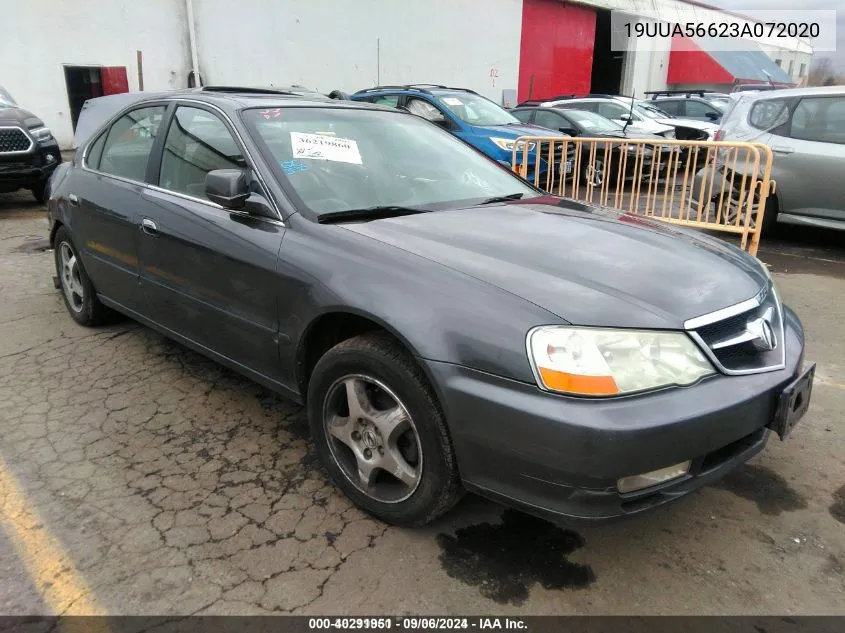 2003 Acura Tl 3.2 VIN: 19UUA56623A072020 Lot: 40291951