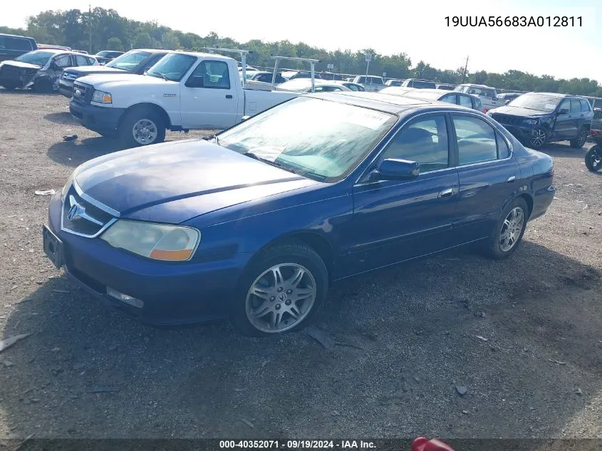 2003 Acura Tl 3.2 VIN: 19UUA56683A012811 Lot: 40352071