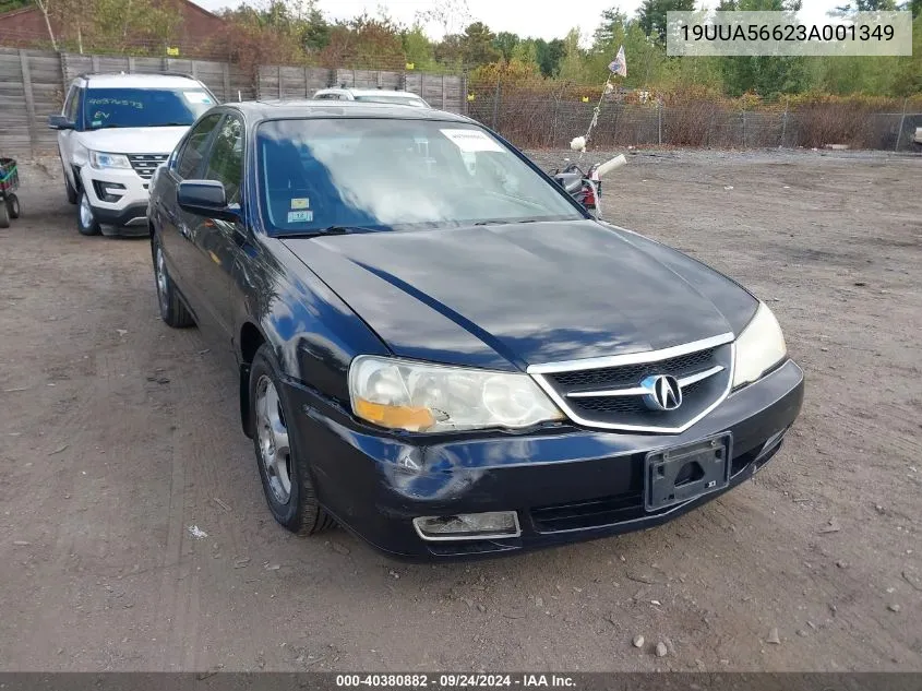 2003 Acura Tl 3.2 VIN: 19UUA56623A001349 Lot: 40380882