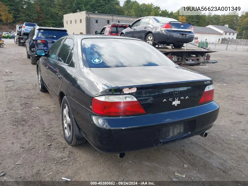 2003 Acura Tl 3.2 VIN: 19UUA56623A001349 Lot: 40380882