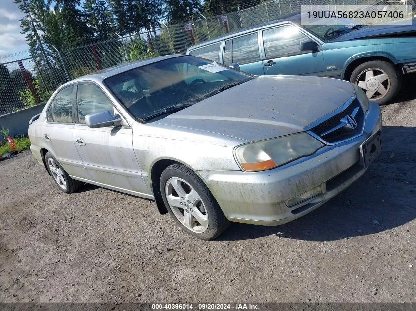 2003 Acura Tl 3.2 Type S VIN: 19UUA56823A057406 Lot: 40396014