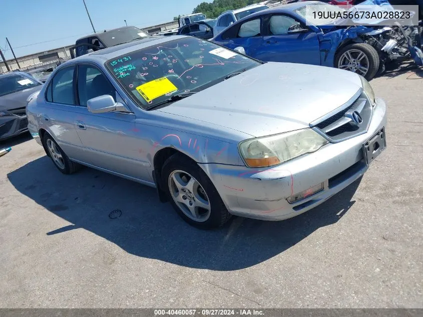 2003 Acura Tl 3.2 VIN: 19UUA56673A028823 Lot: 40460057