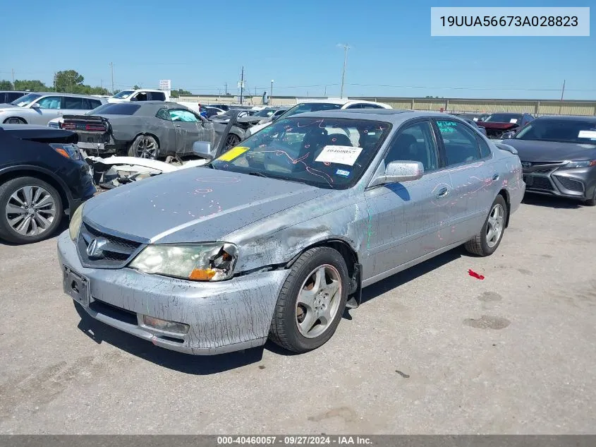 2003 Acura Tl 3.2 VIN: 19UUA56673A028823 Lot: 40460057