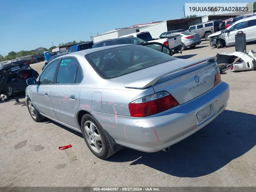 2003 Acura Tl 3.2 VIN: 19UUA56673A028823 Lot: 40460057