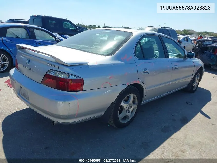 2003 Acura Tl 3.2 VIN: 19UUA56673A028823 Lot: 40460057