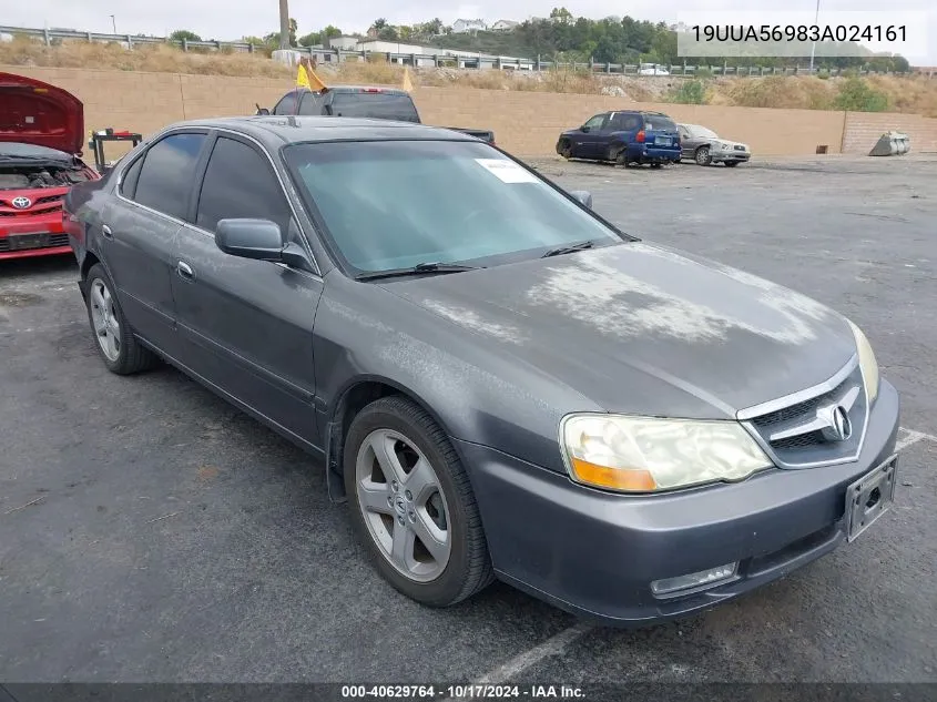 2003 Acura Tl 3.2 Type S VIN: 19UUA56983A024161 Lot: 40629764