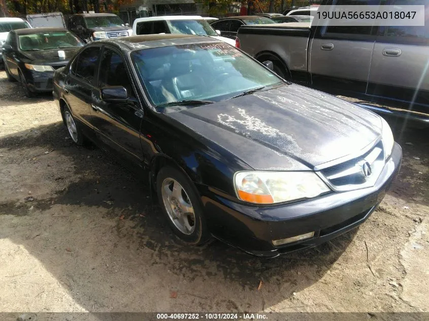 2003 Acura Tl 3.2 VIN: 19UUA56653A018047 Lot: 40697252