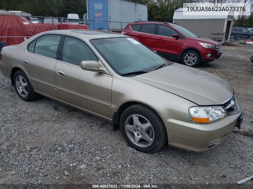 2003 Acura Tl 3.2 VIN: 19UUA56623A073376 Lot: 40827823