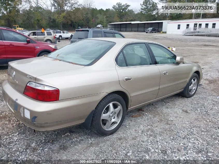 2003 Acura Tl 3.2 VIN: 19UUA56623A073376 Lot: 40827823