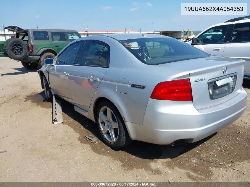 2004 Acura Tl VIN: 19UUA662X4A054353 Lot: 39672920