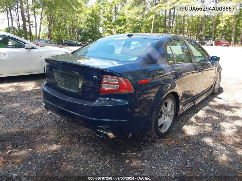 2004 Acura Tl VIN: 19UUA66294A003667 Lot: 39787256