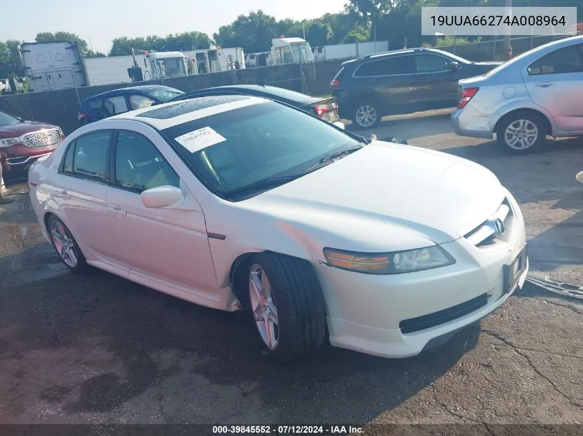 2004 Acura Tl VIN: 19UUA66274A008964 Lot: 39845552