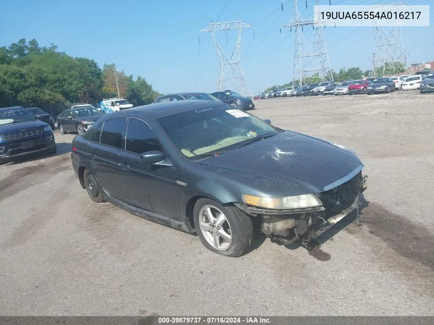 2004 Acura Tl VIN: 19UUA65554A016217 Lot: 39879737