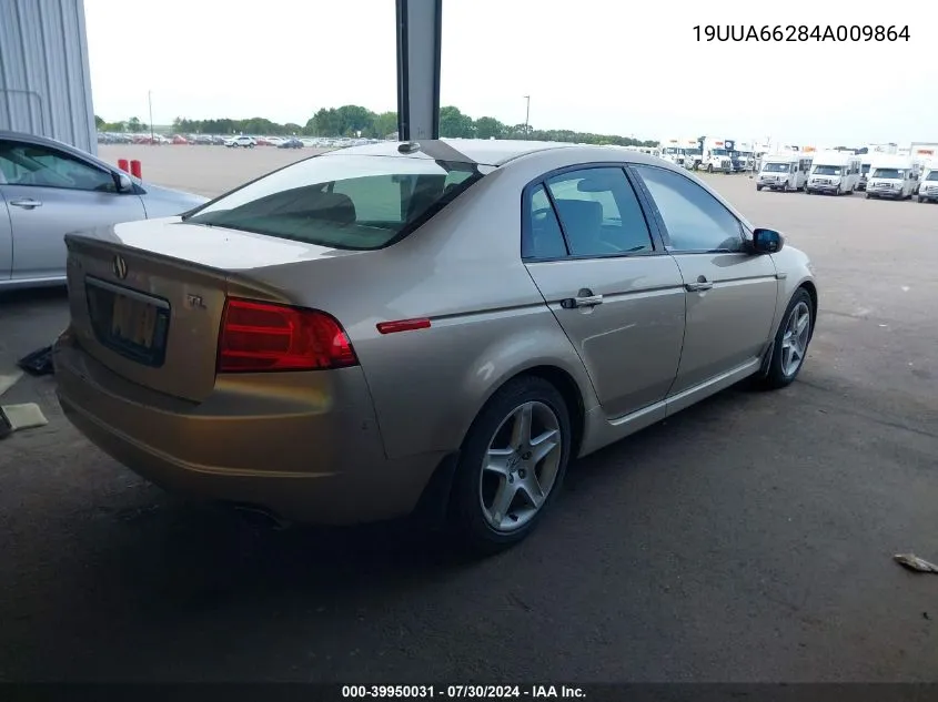 2004 Acura Tl VIN: 19UUA66284A009864 Lot: 39950031