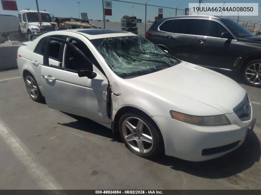 2004 Acura Tl VIN: 19UUA66244A008050 Lot: 40024854