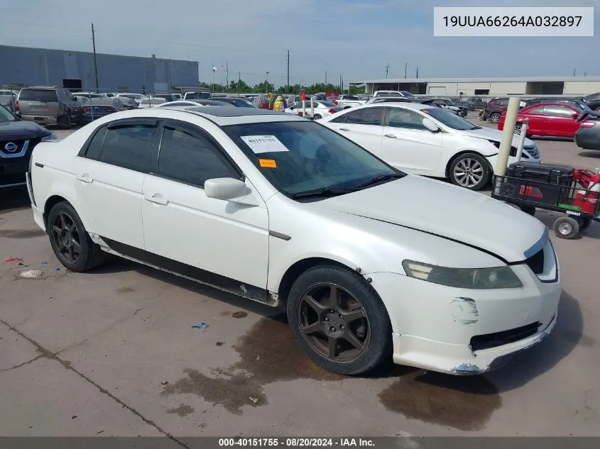 2004 Acura Tl VIN: 19UUA66264A032897 Lot: 40151755