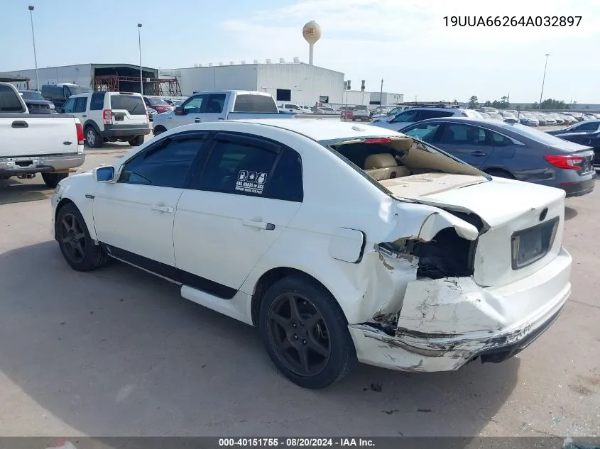 2004 Acura Tl VIN: 19UUA66264A032897 Lot: 40151755