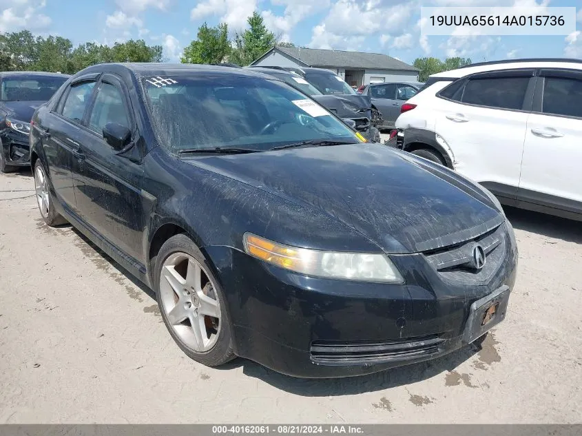 2004 Acura Tl VIN: 19UUA65614A015736 Lot: 40162061