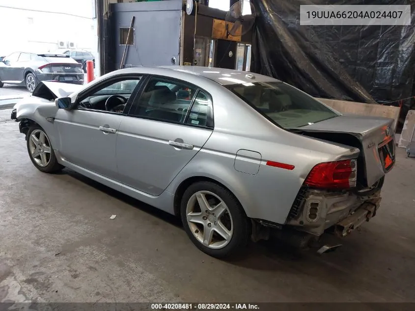 19UUA66204A024407 2004 Acura Tl