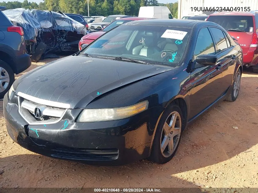 2004 Acura Tl VIN: 19UUA66234A049155 Lot: 40210648