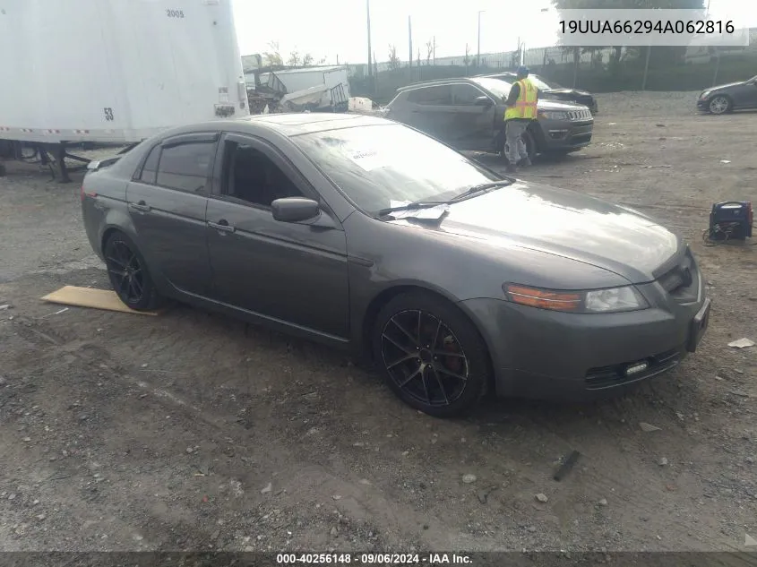 2004 Acura Tl VIN: 19UUA66294A062816 Lot: 40256148