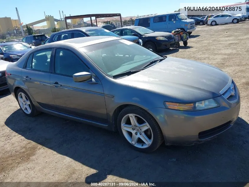 2004 Acura Tl VIN: 19UUA66204A068875 Lot: 40287131