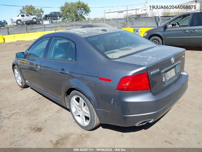 2004 Acura Tl VIN: 19UUA66204A068875 Lot: 40287131