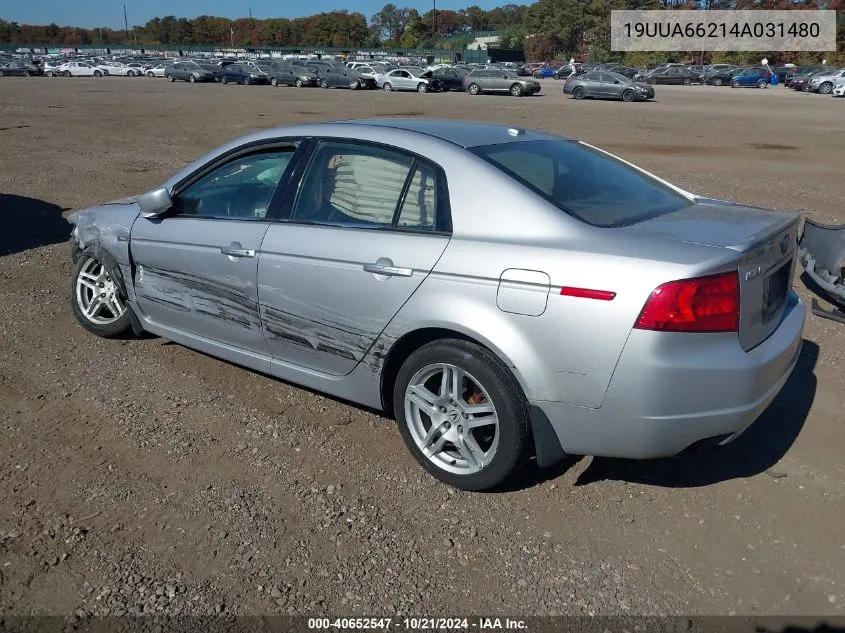 2004 Acura Tl VIN: 19UUA66214A031480 Lot: 40652547