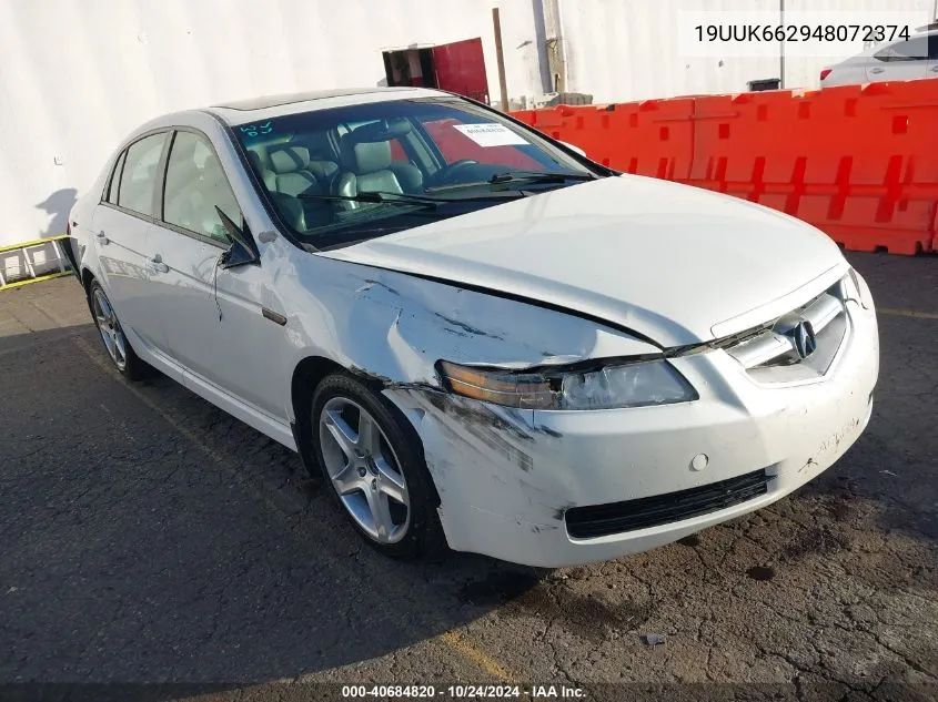 2004 Acura 3.2 Tl VIN: 19UUK662948072374 Lot: 40684820