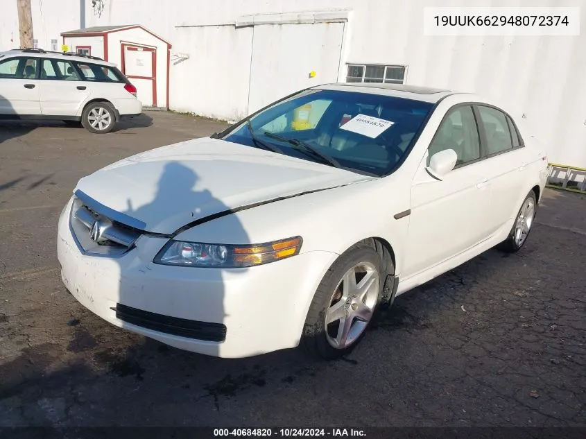 2004 Acura 3.2 Tl VIN: 19UUK662948072374 Lot: 40684820