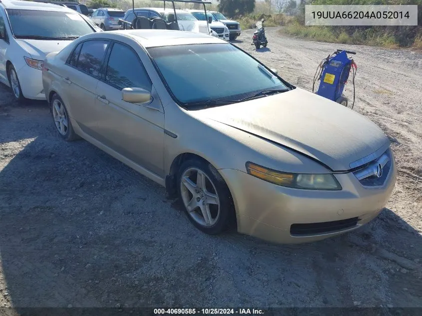 2004 Acura Tl VIN: 19UUA66204A052014 Lot: 40690585