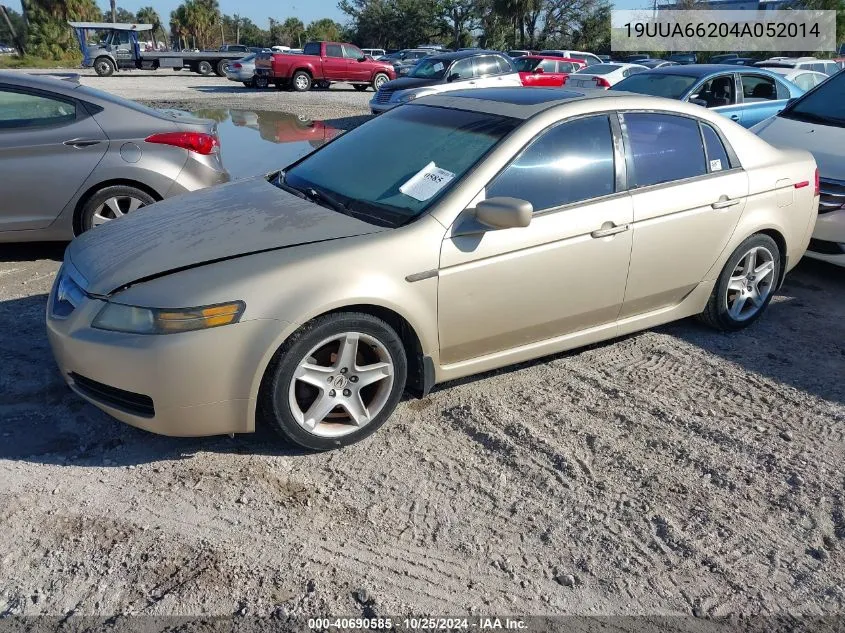 2004 Acura Tl VIN: 19UUA66204A052014 Lot: 40690585