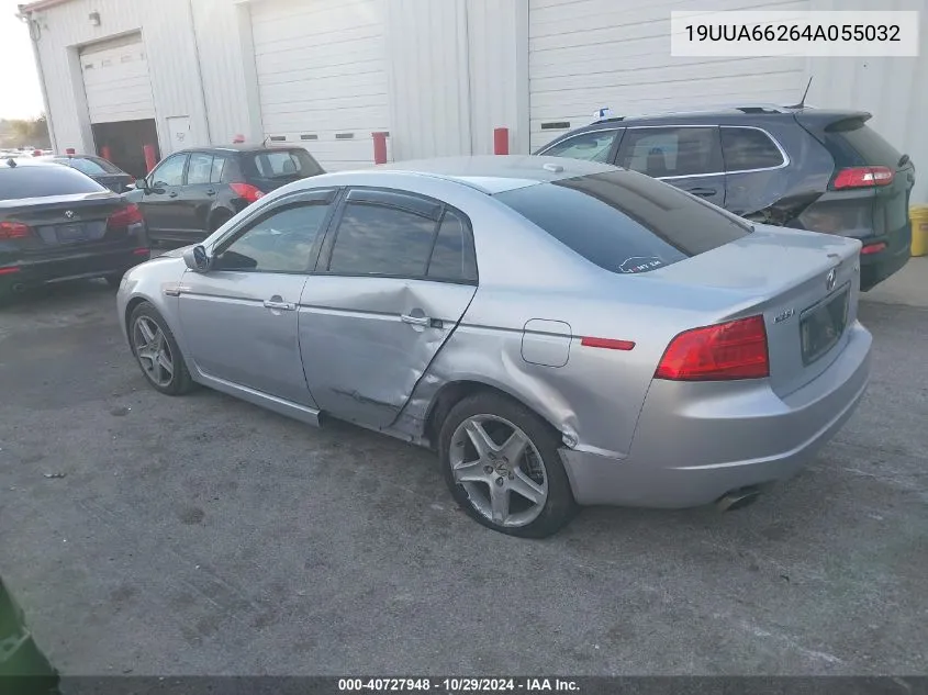 2004 Acura Tl VIN: 19UUA66264A055032 Lot: 40727948