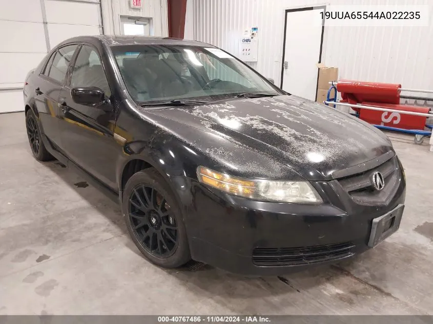 2004 Acura Tl VIN: 19UUA65544A022235 Lot: 40767486