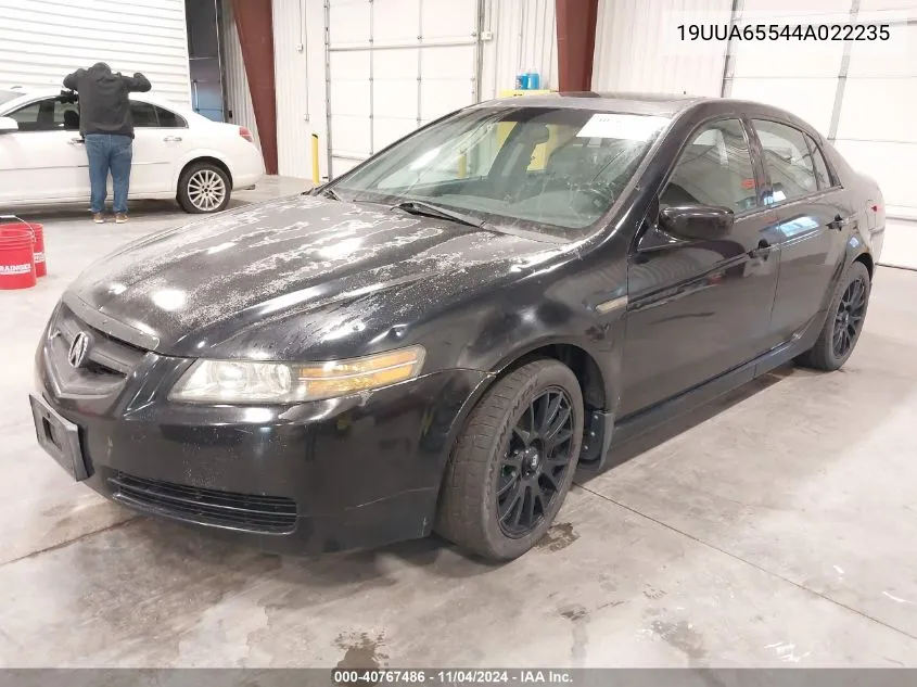 2004 Acura Tl VIN: 19UUA65544A022235 Lot: 40767486