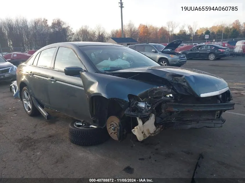 2004 Acura Tl VIN: 19UUA65594A060785 Lot: 40788872