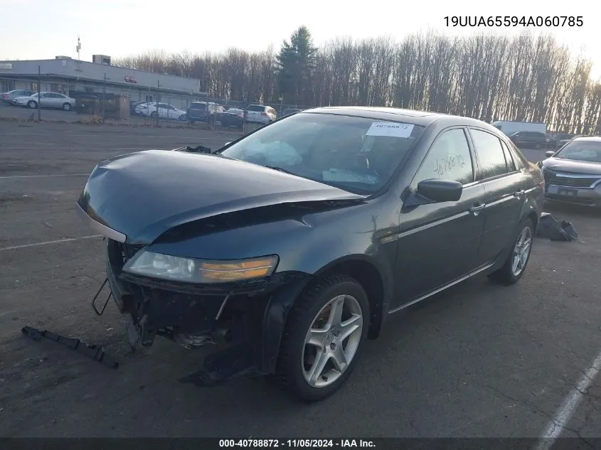 2004 Acura Tl VIN: 19UUA65594A060785 Lot: 40788872