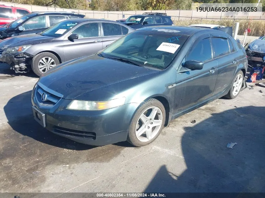 2004 Acura Tl VIN: 19UUA66234A016253 Lot: 40802354