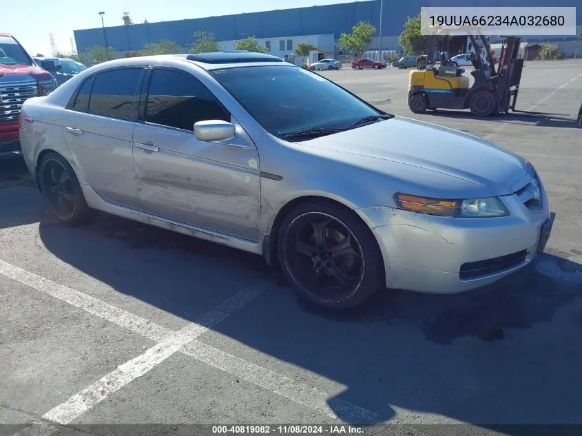 2004 Acura Tl VIN: 19UUA66234A032680 Lot: 40819082